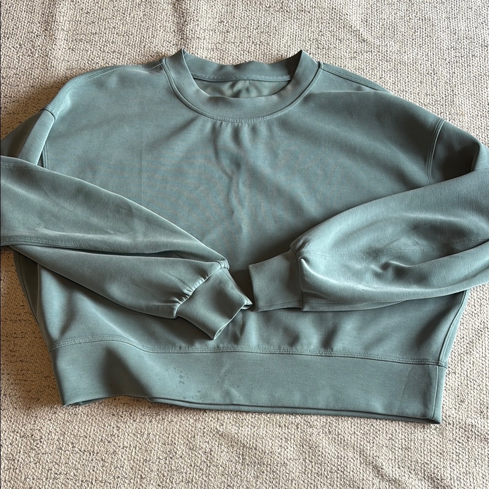 Lululemon Softstream Green Crewneck Sweatshirt